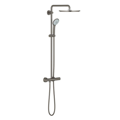 GROHE Euphoria XXL Regendoucheset Opbouw - hoofddouche 31cm - handdouche rond - brushed hard graphite OUTLETSTORE