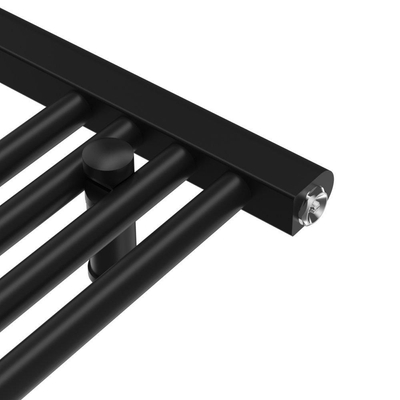 Rosani Classic radiator 60x140cm recht middenaansluiting 661watt mat zwart TWEEDEKANS