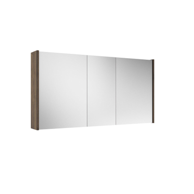 Adema Prime Spiegelkast - 120x63x16cm - inclusief zijpanelen - noten (hout)