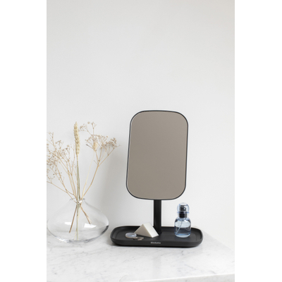 Brabantia ReNew Spiegel - staand - accessoire schaal - donker grijs