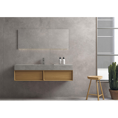 Cifre Ceramica Nexus wand- en vloertegel - 90x90cm - gerectificeerd - Betonlook - Pearl mat (grijs)