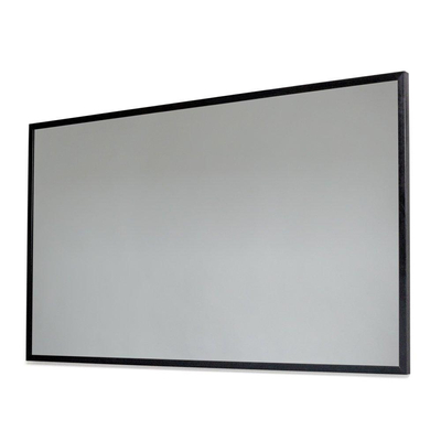 Saniclass Silhouette spiegel 120x70cm zonder verlichting rechthoek zwart OUTLETSTORE