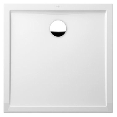Villeroy & Boch Futurion Flat douchebak quaryl vierkant 90x90x2,5cm wit