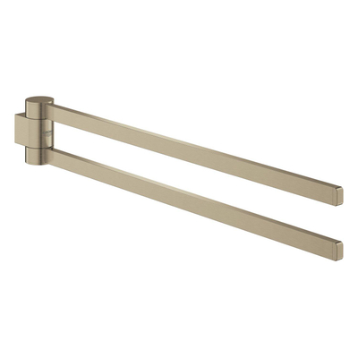 GROHE Selection Handdoekhouder - 40cm - dubbel - draaibaar - brushed nikkel