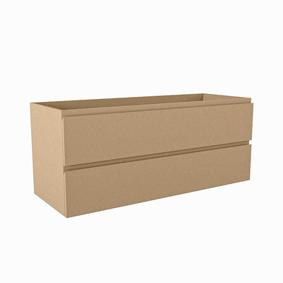 Mondiaz HAY wastafelonderkast - 120x45x50cm - 2 lades - uitsparing midden - softclose - Oro