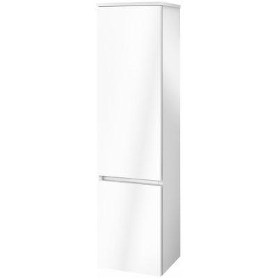 Villeroy & Boch Legato hoge kast met 2 deuren 155x40x35cm links glanswit