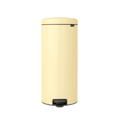 Brabantia NewIcon Pedaalemmer - 30 liter - kunststof binnenemmer - mellow yellow