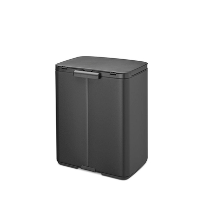 Brabantia Bo Afvalemmer - 12 liter - kunststof binnenemmer - mineral infinite grey