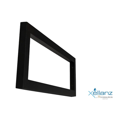 Wiesbaden mat zwarte vierkante supportbeugel 40x14