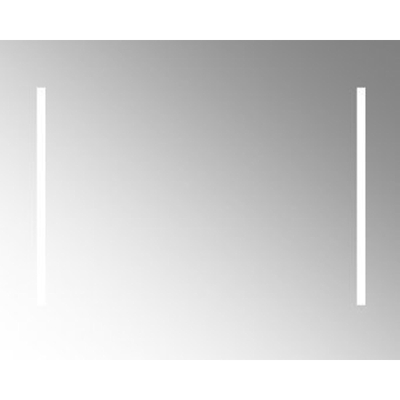 Plieger spiegel 60x80cm met geïntegreerde LED verlichting 2x verticaal