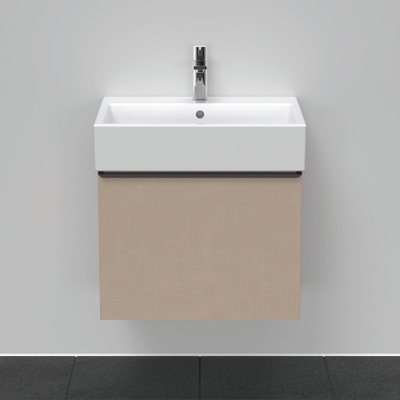 Duravit D-Neo wastafelonderkast 58.4x44x44.2cm 1 lade Linnen Mat