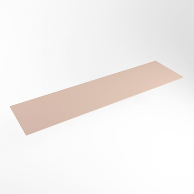 Mondiaz TOP 46 Topblad - 180x46x0.9cm - geschikt voor afdekplaat - Solid surface - Rosee