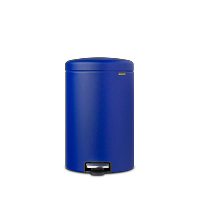 Brabantia NewIcon Pedaalemmer - 20 liter - kunststof binnenemmer - mineral powerful blue