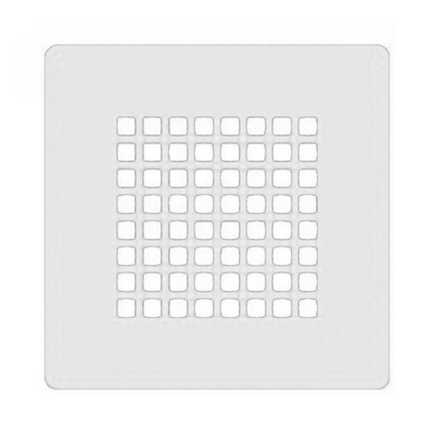 Xenz Soft douchebakafvoer Square cover mat wit