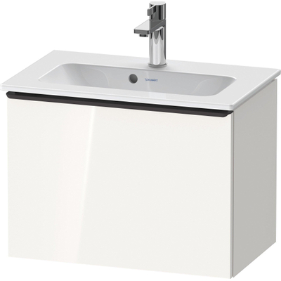 Duravit D-Neo wastafelonderkast 61x44x37.2cm 1 lade wit Hoogglans