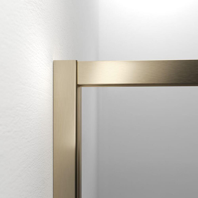 Sealskin Contour Inloopdouche type A3 98x200cm 6mm helder veiligheidsglas met antikalklaag Goud geborsteld