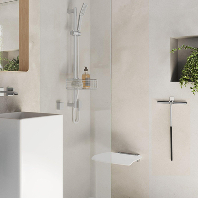 Smedbo Sideline Douchewisser - 24x49.5cm - RVS Chroom/Zwart