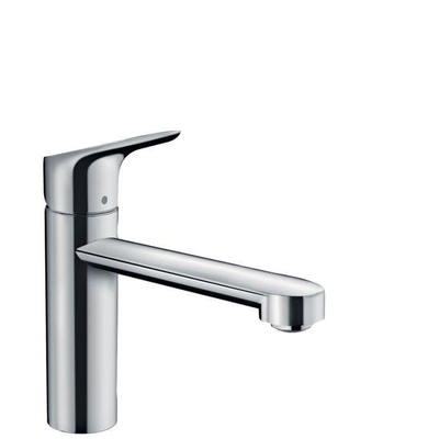 Hansgrohe Focus 1-gats keukenmengkraan 120 m. 360° draaibare uitloop chroom