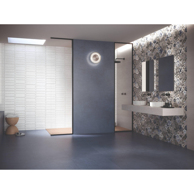 Cifre Ceramica wandtegel - 40x120cm - 7mm - gerectificeerd - Cobalt