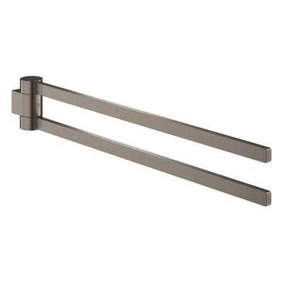 GROHE Selection Handdoekhouder - 40cm - dubbel - draaibaar - brushed hard graphite