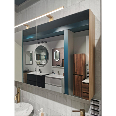 Adema Holz Spiegelkast - 120x70cm - eiken