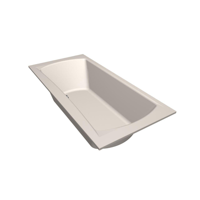 Xenz Robijn Inbouwbad - 190x90cm - inhoud 320L - met afvoer - Creme mat