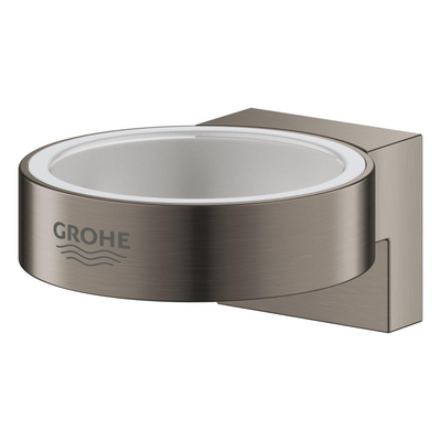 GROHE Selection Wandhouder - voor zeepdispenser/glas - brushed hard graphite
