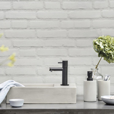 Differnz toiletkraan recht zwart mat TWEEDEKANS