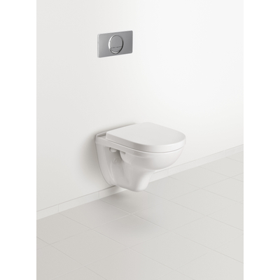 Villeroy en Boch O.novo combipack met wandcloset Compact en zitting met softclose en quick release wit