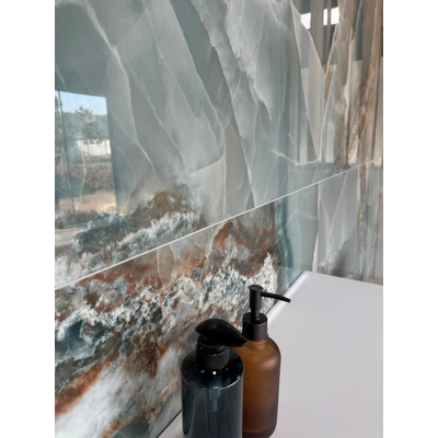 Baldocer Ceramica wand- en vloertegel - 120x120cm - 9mm - gerectificeerd - Natuursteen look - Groen