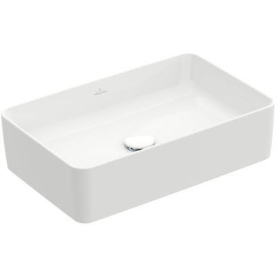Villeroy & Boch Collaro opzetwastafel rechthoekig 56x36cm zonder overloop zonder kraangat ceramic+ wit