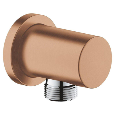 GROHE Rainshower Smartactive Regendoucheset Opbouw -hoofddouche vierkant 31cm - handdouche vierkant - plafondarm - inbouwbox - brushed warm sunset