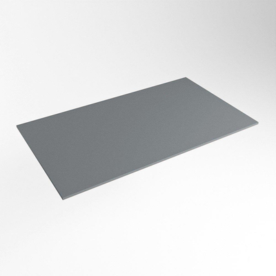 Mondiaz TOP 46 Topblad - 80x46x0.9cm - geschikt voor afdekplaat - Solid surface - Plata
