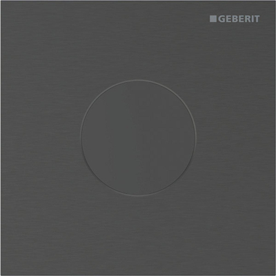 Geberit type 40 urinioir bedieningsplaat - batterij - rond - zwart chr./geb,easy-to-cl