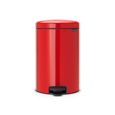 Brabantia NewIcon Pedaalemmer - 20 liter - kunststof binnenemmer - passion red