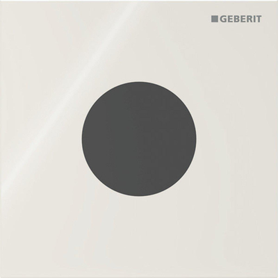 Geberit type 40 urinioir bedieningsplaat - batterij - rond - zandgrijs
