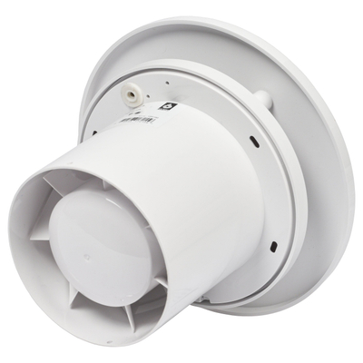 Sanivesk Ventilator Design - Ø12.5 - Timer - Vochtsensor - Rond - Wit