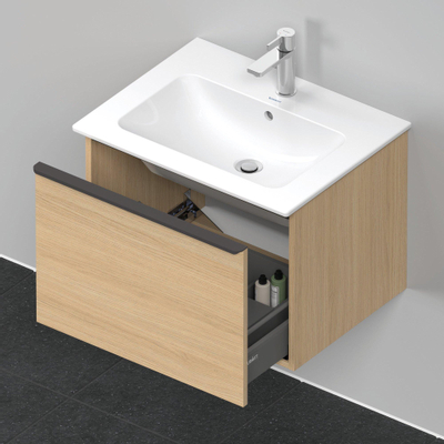 Duravit D-Neo wastafelonderkast 61x44x46.2cm 1 lade Natuur eiken Mat