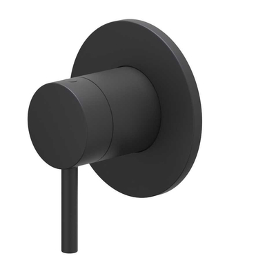 IVY Bond Afbouweel - voor inbouwkraan - stop-omstel - Mat zwart PED