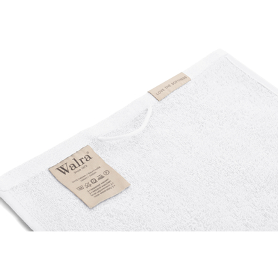 Walra Soft Cotton Gastendoek set van 2 30x50cm 550 g/m2 Wit SHOWROOMMODEL