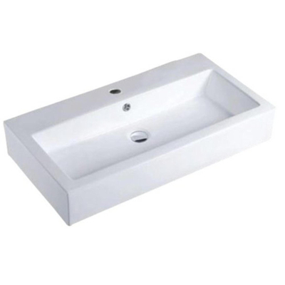 Best Design Class wastafel 80x46x16cm met 1 kraangat porselein