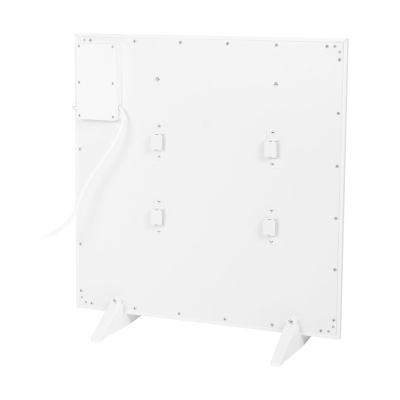 Eurom Mon Soleil Infrarood paneel - 63.7x63.8cm - IP24 - 360watt - wifi - vloer/wand- Horizontaal / Verticaal - metaal wit mat