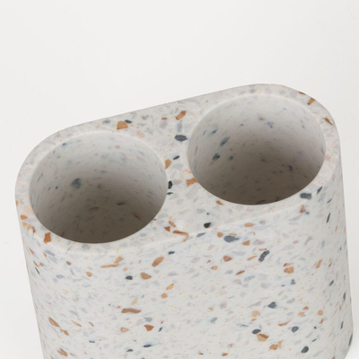 Sealskin Blend Tandenborstelhouder dubbel vrijstaand Terrazzo