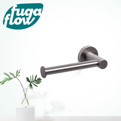 FugaFlow Efficiente Acces Toiletrolhouder - zonder klep - rond - RVS