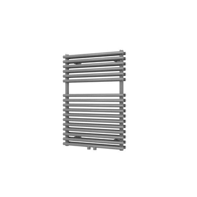 Plieger Florian Nxt M designradiator dubbel horizontaal met middenaansluiting 722x500mm 505W zilver metallic