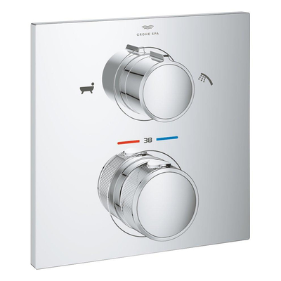 GROHE Allure thermostaat opbouwdeel met omstel Chroom