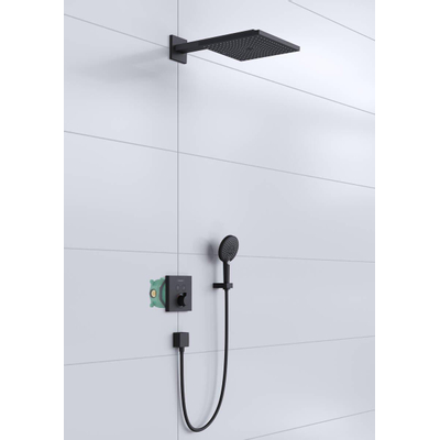 Hansgrohe Raindance E showerset compleet inbouw mat zwart