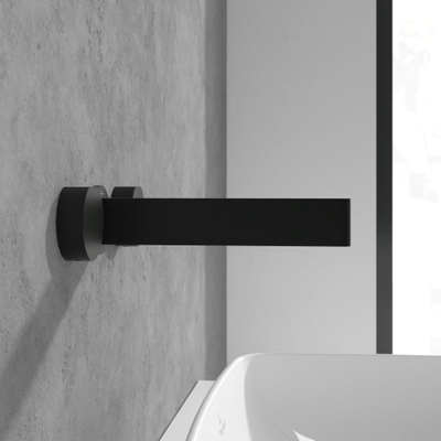 Villeroy & Boch Dawn Driegats wastafelkraan - mat zwart