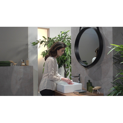 Hansgrohe Talis E wastafelkraan verhoogd 240 met waste polished gold