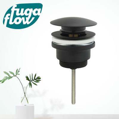 FugaFlow Efficiente Sobrado Klikwaste afvoerplug mat zwart -
